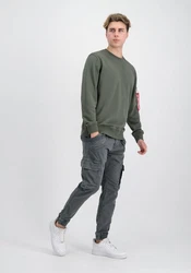 Alpha Industries Sweater USN Blood Chit Dunkelgrün