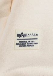 Alpha Industries Sweater USN Blood Chit Beige/Khaki/Weiß/Creme/Rot