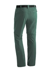 Maier Sports Funktionshose Tajo 2 He-Zip Off Hose Grün/Dunkelgrün