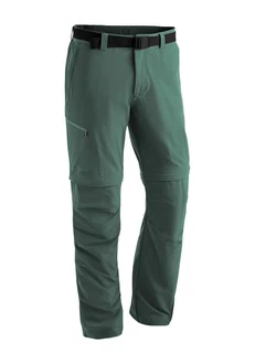 Maier Sports Funktionshose Tajo 2 He-Zip Off Hose Grün/Dunkelgrün