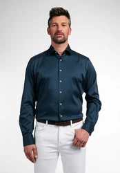 Eterna Hemd Blau/Dunkelblau/Pastell
