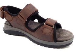Waldlufer Sandale HTaro Dunkelbraun/Braun/Beige