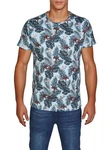 riverso T-Shirt Foto-Print RIVBill Regular Fit Kurzarm Blau