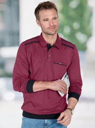 Sieh an! T-Shirt Sweatshirt Dunkelrot/Lila/Bordeaux/Rot