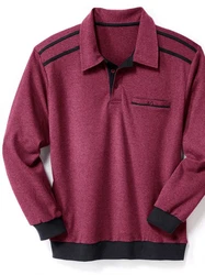 Sieh an! T-Shirt Sweatshirt Dunkelrot/Lila/Bordeaux/Rot