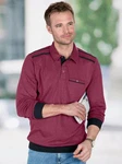 Sieh an! T-Shirt Sweatshirt Dunkelrot/Lila/Bordeaux/Rot