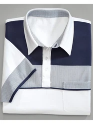 Witt T-Shirt Poloshirt Weiß/Dunkelblau/Blau/Creme