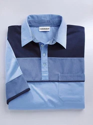 Witt T-Shirt Poloshirt Blau/Grau/Hellblau