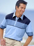 Witt T-Shirt Poloshirt Blau/Grau/Hellblau