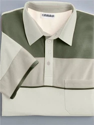 Witt T-Shirt Poloshirt beige/oliv