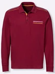 Sieh an! T-Shirt Poloshirt Dunkelrot/Bordeaux