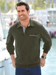 MARCO DONATI Langarm-Shirt Dunkelgrün/Khaki