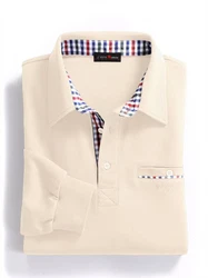 MARCO DONATI Langarm-Shirt Beige/Creme/Khaki/Weiß/Rot