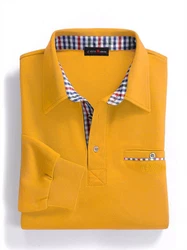 MARCO DONATI Langarm-Shirt Gelb