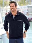 MARCO DONATI Langarm-Shirt Dunkelblau/Rot/Hellblau
