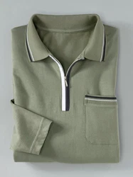 Sieh an! T-Shirt Poloshirt Dunkelgrün/Grün/Hellgrün/Khaki