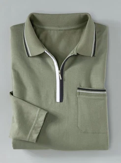 Sieh an! T-Shirt Poloshirt Dunkelgrün/Grün/Hellgrün/Khaki