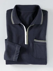 Sieh an! T-Shirt Poloshirt Dunkelblau