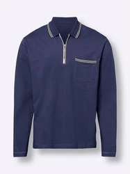Sieh an! T-Shirt Poloshirt Dunkelblau