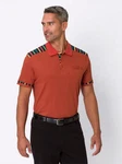 Sieh an! T-Shirt Poloshirt Braun/Orange/Beige/Rot