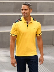 Sieh an! T-Shirt Poloshirt Gelb