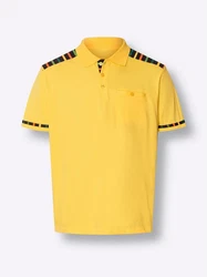 Sieh an! T-Shirt Poloshirt Gelb