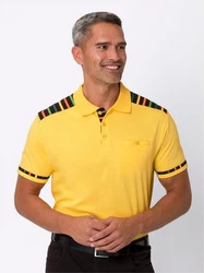 Sieh an! T-Shirt Poloshirt Gelb
