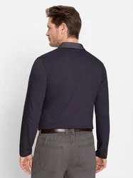 Witt T-Shirt Langarm-Poloshirt Dunkelblau/Lila/Dunkelrot/Hellblau/Rot/Grau