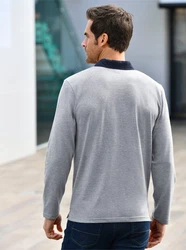 Witt T-Shirt Langarm-Shirt Grau/Dunkelblau/Hellgrau