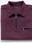 Witt Langarm-Poloshirt CATAMARAN Bordeaux/Dunkelrot/Braun/Rot