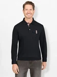 Hajo T-Shirt Langarm-Poloshirt Dunkelblau/Schwarz/Blau/Hellblau