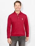 Hajo T-Shirt Langarm-Poloshirt Rot/Dunkelrot/Bordeaux