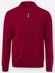 Sieh an! Strickjacke Dunkelrot/Bordeaux/Rot/Rosa