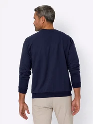 Sieh an! Sweatshirt Dunkelblau/Grau/Dunkelgrau