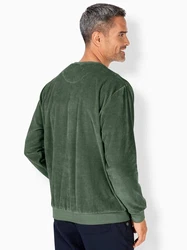 Witt T-Shirt Nicki-Pullover Dunkelgrün/Grün