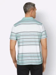 Sieh an! T-Shirt Poloshirt Grün/Türkis/Mischfarben/Blau