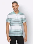 Sieh an! T-Shirt Poloshirt Grün/Türkis/Mischfarben/Blau