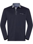 Hajo T-Shirt Langarm-Shirt Dunkelblau/Blau