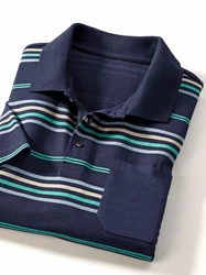 Sieh an! T-Shirt Poloshirt Dunkelblau/Blau/Türkis/Hellblau