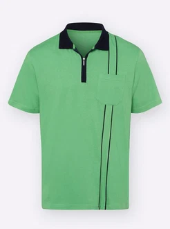 Sieh an! T-Shirt Poloshirt Grün/Türkis/Hellgrün/Neonfarben