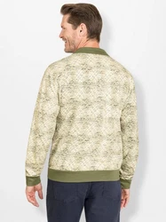 Witt MARCO DONATI Langarm-Poloshirt Khaki/Creme/Grün/Dunkelgrün