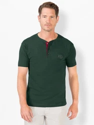 Witt Kurzarmshirt CATAMARAN Grün/Dunkelgrün