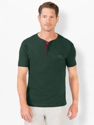 Witt Kurzarmshirt CATAMARAN Grün/Dunkelgrün