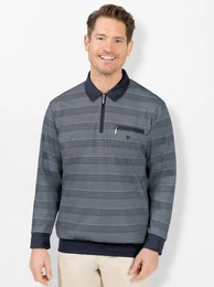 T-Shirt Langarm-Poloshirt