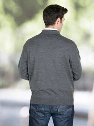 Sieh an! Strickpullover Grau