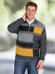 Sieh an! Strickpullover Grau