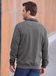 Hajo T-Shirt Sweatshirt Grau/Hellgrau/Dunkelblau/Dunkelgrau/Blau