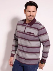 Sieh an! T-Shirt Poloshirt Bordeaux/Dunkelrot