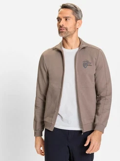 Witt Sweatjacke CATAMARAN Khaki/Grau/Braun/Beige