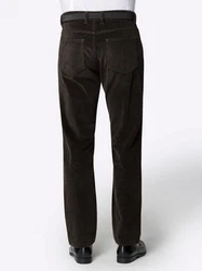 Sieh an! Chinohose Dunkelgrün/Dunkelbraun/Khaki